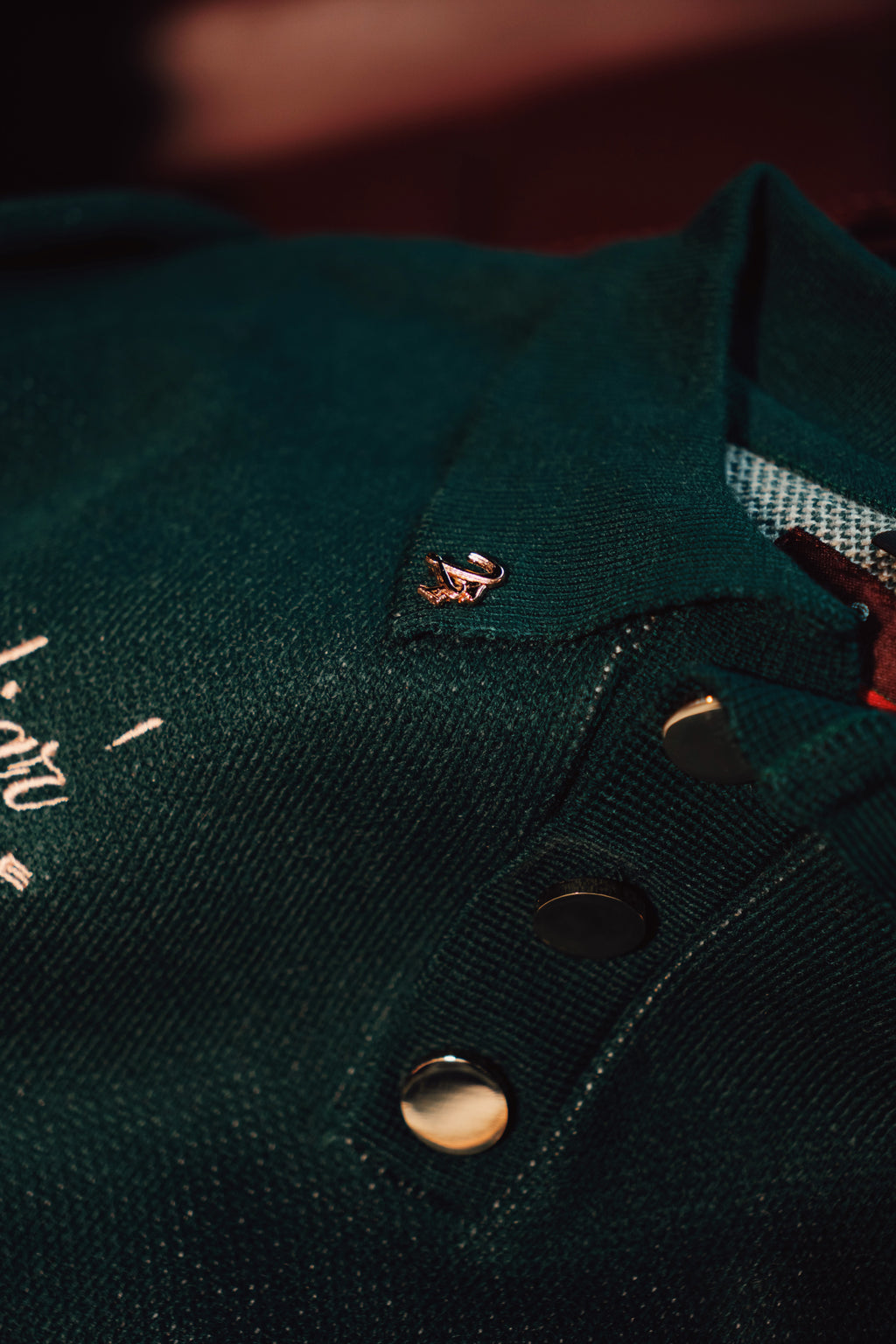 21stLifestyle x Cagliari : The Mansion Collection Polo Stripe Moss Green