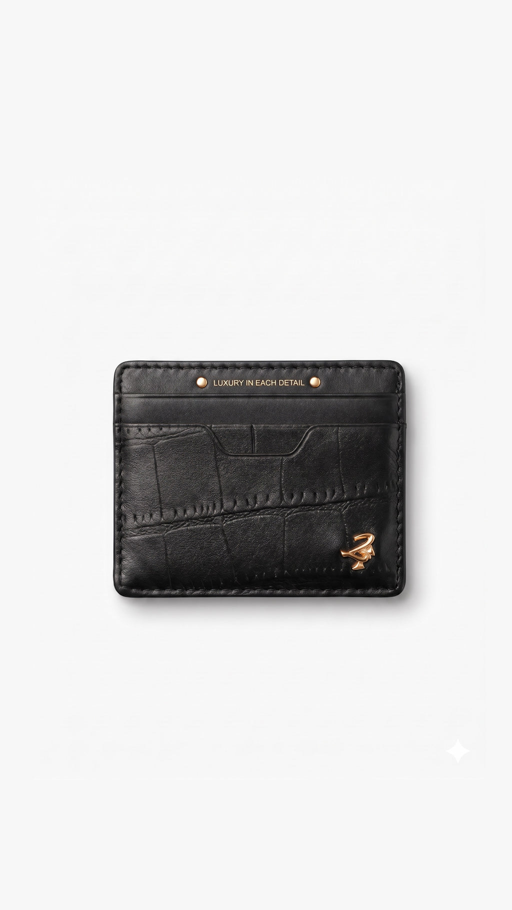 Onyx Black Leatherworks Cardholder