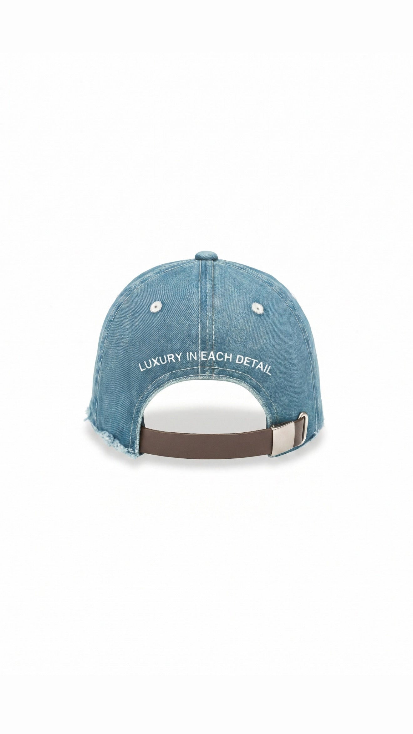 21st Distressed Washed Denim Baseball Cap