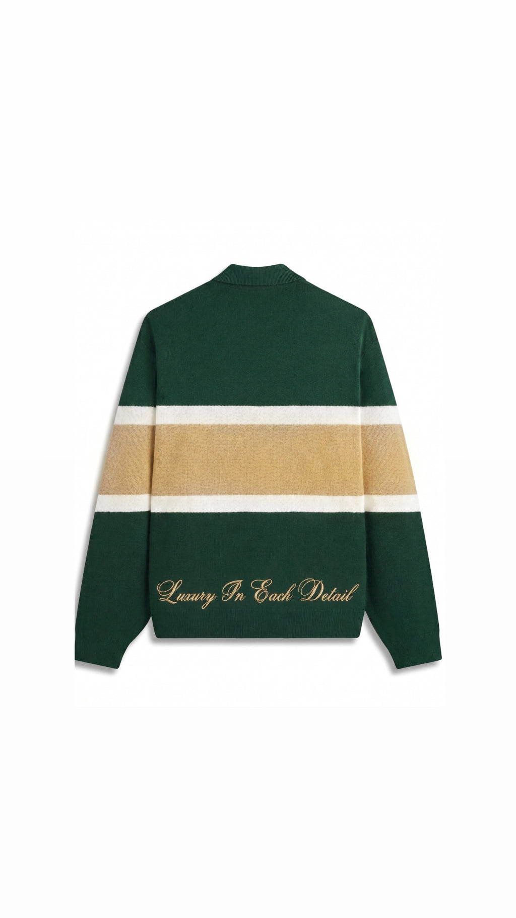 21stLifestyle x Cagliari : The Mansion Collection Polo Stripe Moss Green