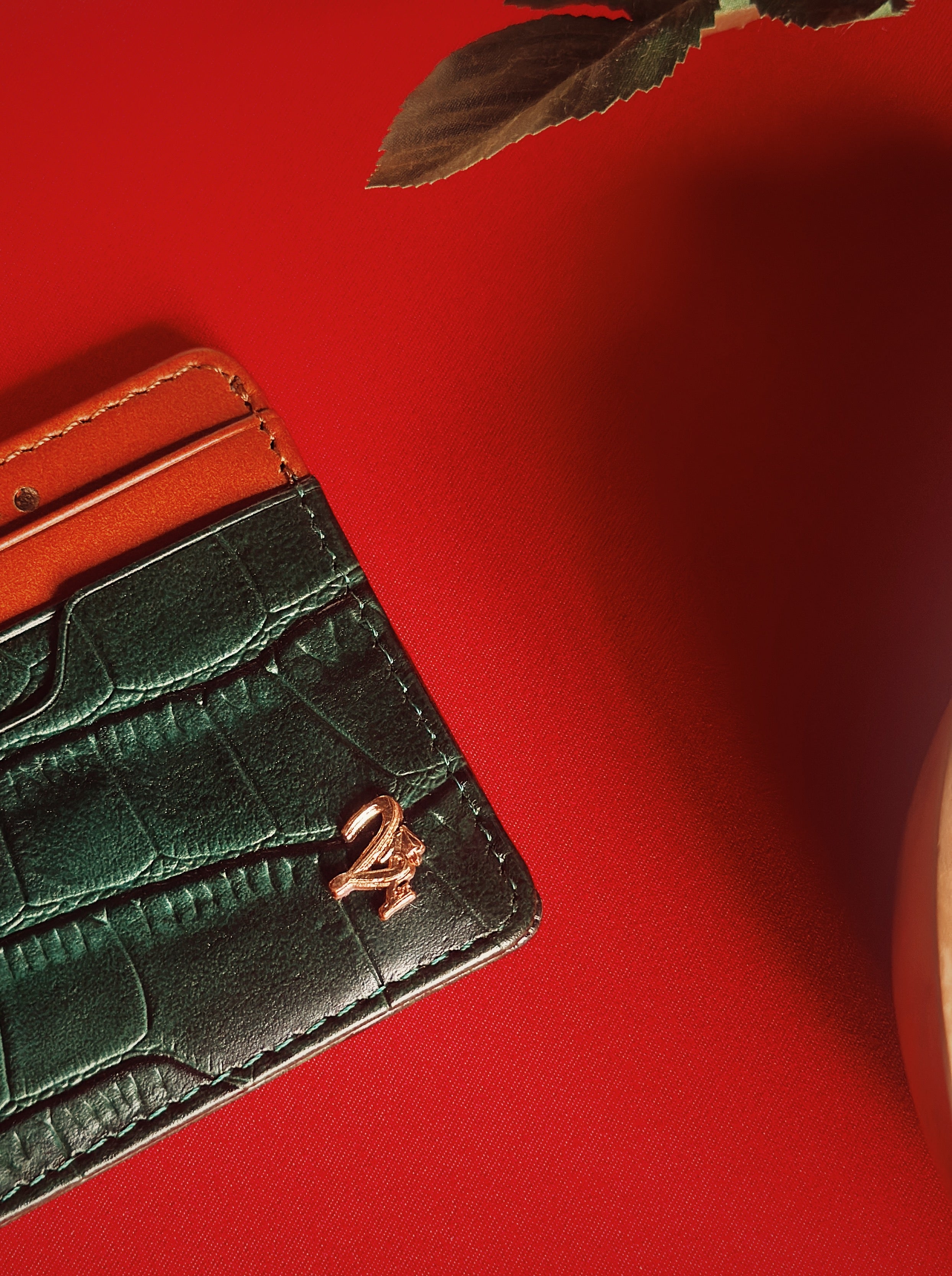 21st Cròc Leatherworks Card Holder Green